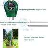 High Quality Humidity/PH value/light detection 3-in-one Soil PH Meter Sunlight Tester Garden Flowers Soil Moisture Sensor Meter