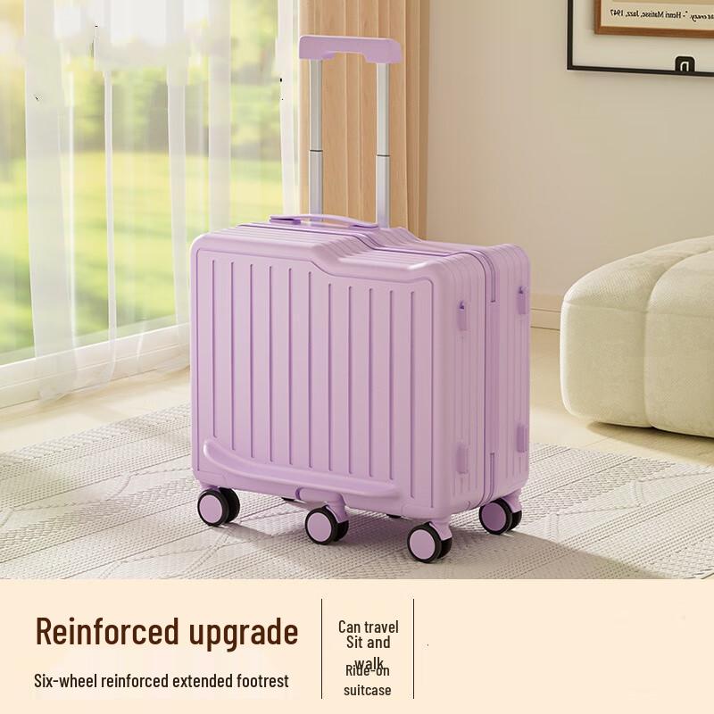 Yuzhan Anti-Pry Zipper Trolley Suitcase 22 Inch