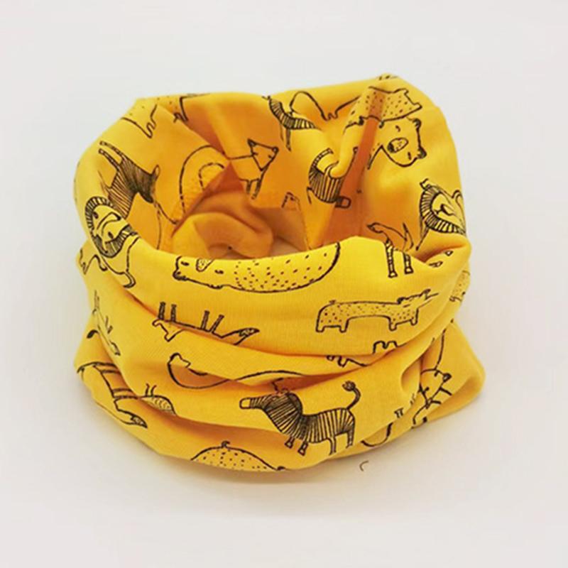 Nová jarní podzimní dětská šála Módní dětská bavlněná šála pro chlapce a dívky Šála s O-kroužkem Dětský límec Dětská nákrčník