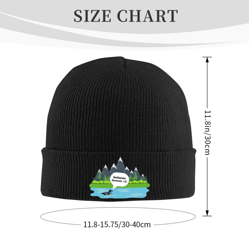 Heated Rivalry Loon Hats Autumn Winter Beanies Ski Cap Unisex Unisex Acrylic Bonnet