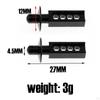 2 Pieces 1/16 Metal Front Body Shell Fixed Posts for Mini RC Spare