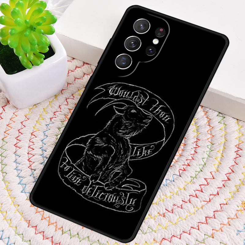 Devil Satan Phone Case for Samsung Galaxy note 10 pro S26 Ultra S23 S24 FE S25 S21 S22 PLUS shockproof Cove