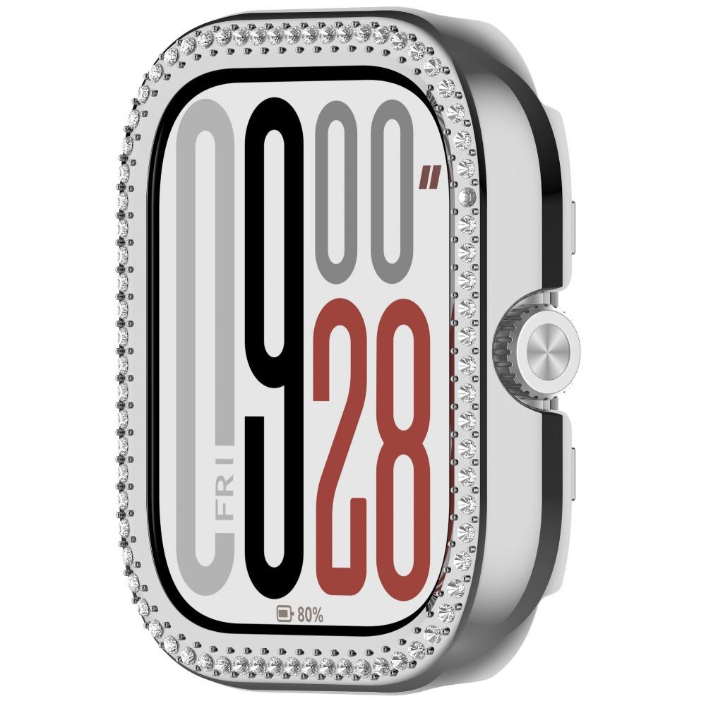 Custodia PC con Strass Per Xiaomi Redmi Watch 5 5eSIM Diamante Bumper Protettore Cornice Guscio Copertura per Redmi Watch 4 Accessorio(Nessuno schermo)