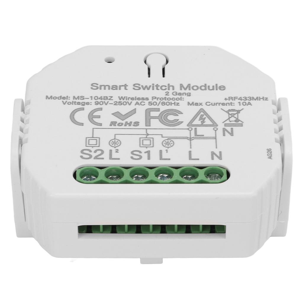 Smart Dimmer Switch Module 2 Way Dimming APP Control Switch Concealed Mount 90?250V