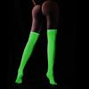 Sex underwear large size luminous flirting net clothes can be torn sexy hollow light one-piece socks open crotch fishing net socks