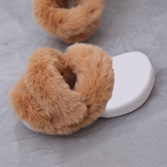 1 Pair Furry Clog Inserts Removable Washable Plush Shoe Liners Warm Cozy Shoe Inserts for Men Women Clogs Winter Wear