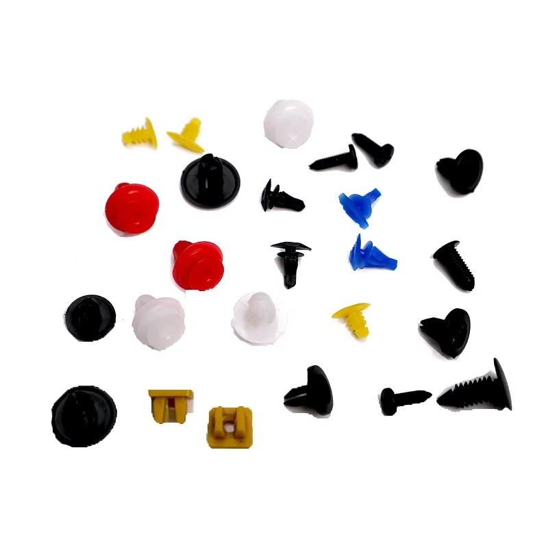 100PCS Mixed Auto Bumper Fastener Vehicle Clips Retainer Fastener Rivet Door Panel Fender Liner Universal Fit for toyota Honda