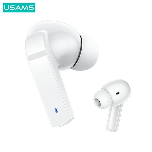 Usams Słuchawki Bluetooth 5.0 Tws Lyseries Anc Bezprzewodowe Biały/White Bhuly06