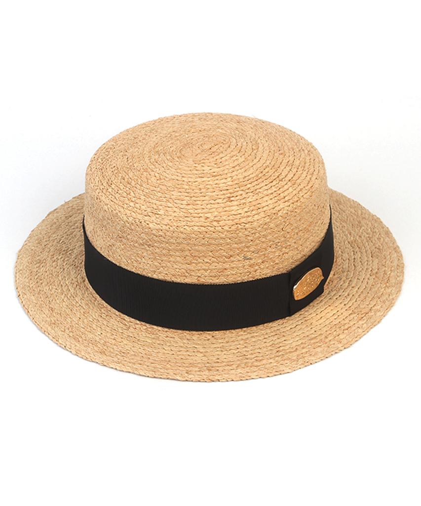 Yunibeosyeolkemiseuteuli Soft Raffia Short Panama Hat Panama Hat