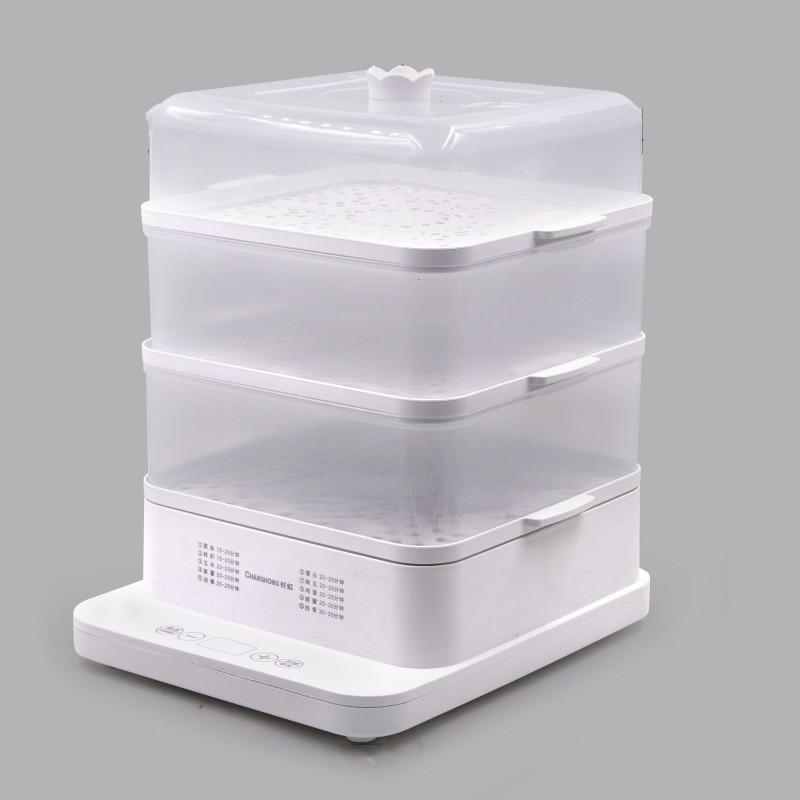 Умная электрическая пароварка: Многоцелевая трехъярусная пароварка-кастрюля с таймером Color Box Packaging