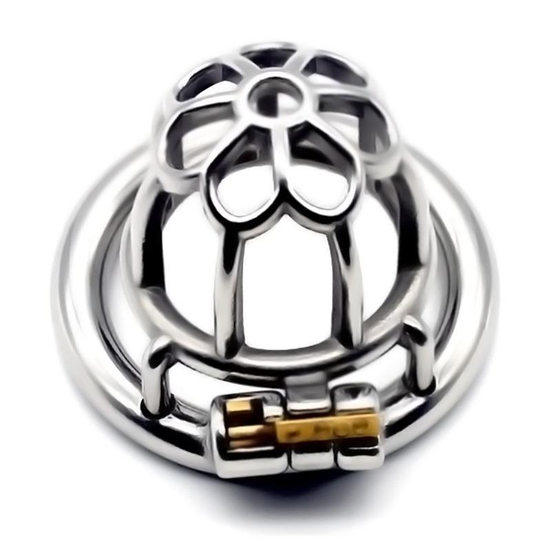 BDSM Stainless Steel Penis Cage Chastity Belt Slave Adult Male Sex Toys Cock Ring Ball Stretcher Cuckold Scrotum CB Lock