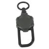 Breloc magnetic retractabil din sârmă de oțel inoxidabil, carabină cu cataramă ușor de tras, verde OD