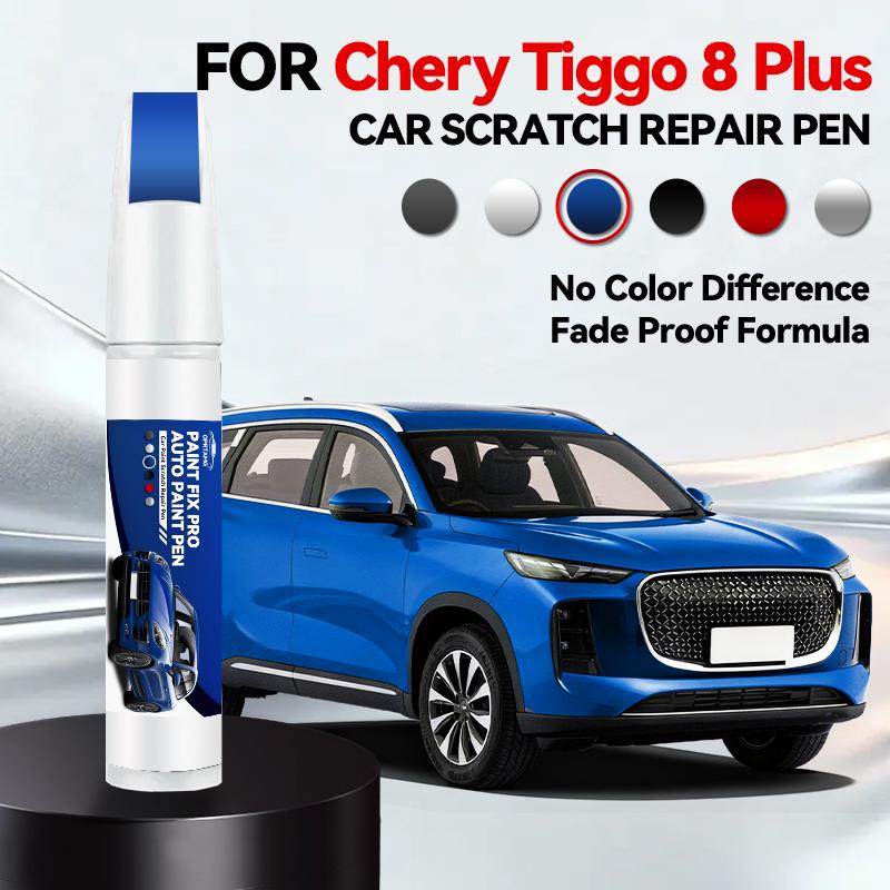 Für Chery Tiggo 8 Plus 1990-2026 Lackreparaturstift Ausbesserungsstift Kratzerentferner Autozubehör Schwarz Silber Grau Blau Rot