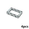 Technical Parts 64782 15458 Flat Panel Plate 1x5x11 1X3X11 Mechanical Building Blocks Car MOC Parts Bricks Compatible Leduo