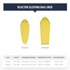 Sea To Summit Reactor Sleeping Bag Liner, Regular Standard (85 X 31.5).
