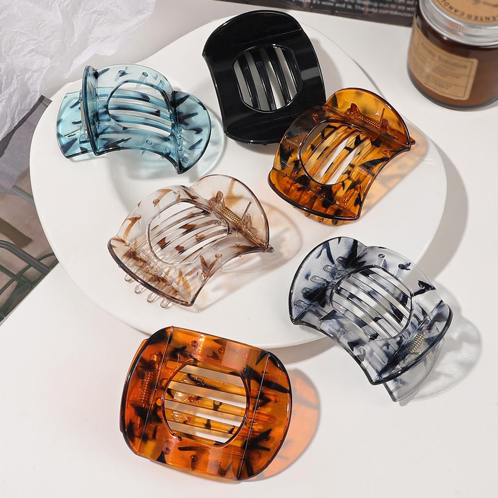 6 Pcs French Butterfly Hair Claw Clips,Small Leopard Hair Barrettes,Tortoise Bow Jaw Clips,Hair Accessory for Women Girls