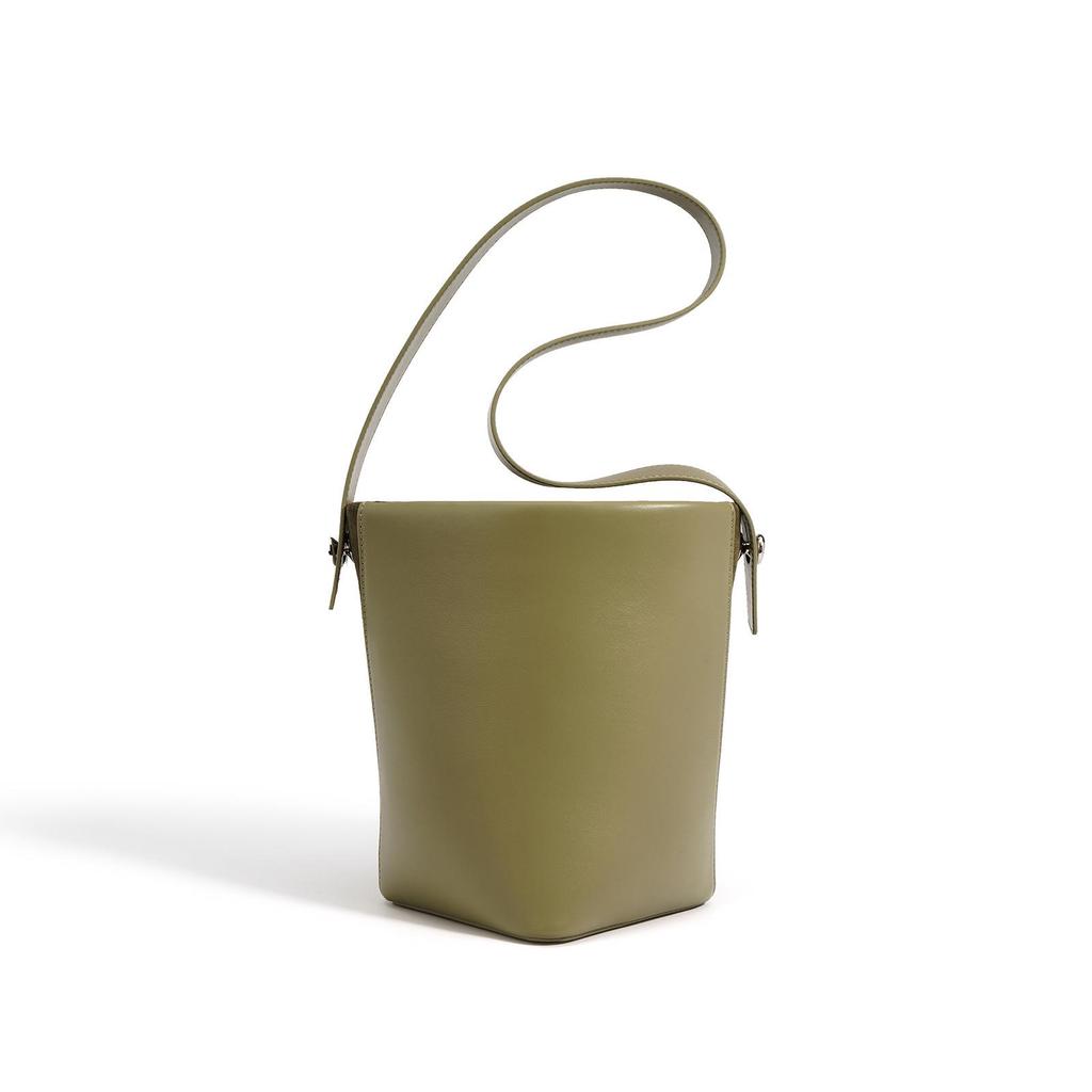 Soft Cowhide Shoulder Bag - Spring/Summer 2025 Minimalist Underarm Bucket Bag for Women