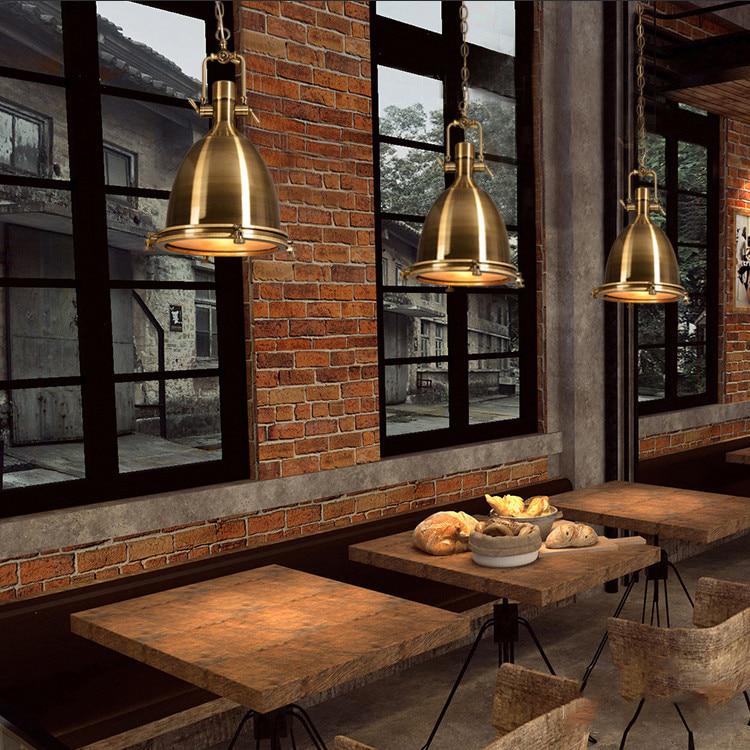 3 style Loft retro Industrial hanging Hardware metals pendant lamp vintage E27 LED lights Kitchen