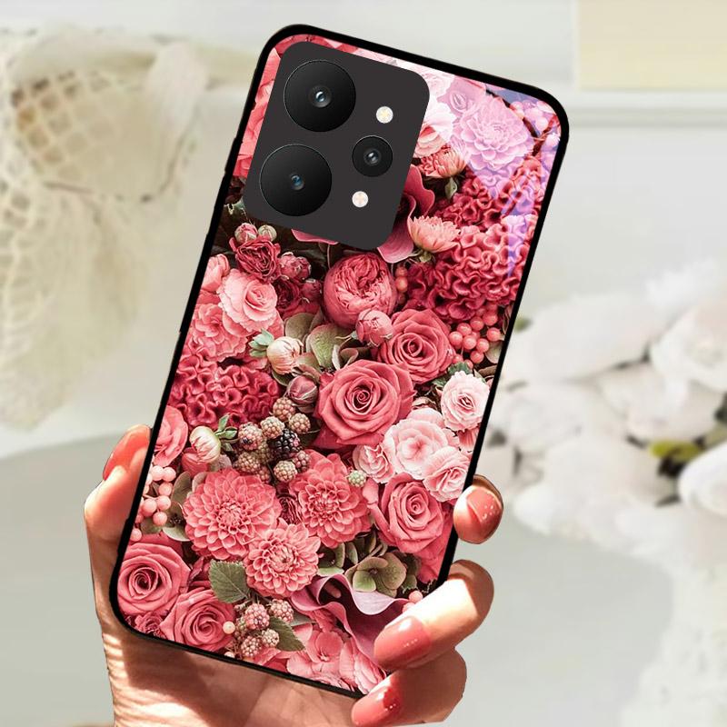 Shockproof Case For Realme 15 5G Phone Cover RMX5106 RMX5105 Tempered Glass Cases For Realme15 Fundas Luxury Protective Shell