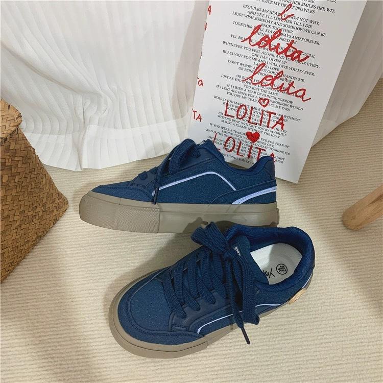 High Street American Retro Shoes for Women 2025 Spring and Autumn Explosion Ins Trendy Versatile Design Sense Niche Students