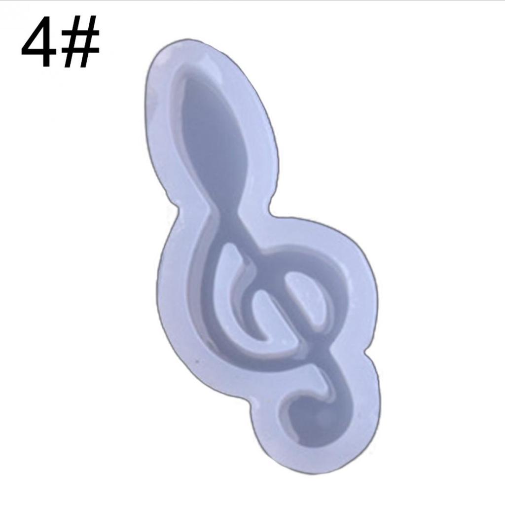 Musical Note Treble Clef Silicone Mold Jewelry Making DIY Handmade Epoxy Craft