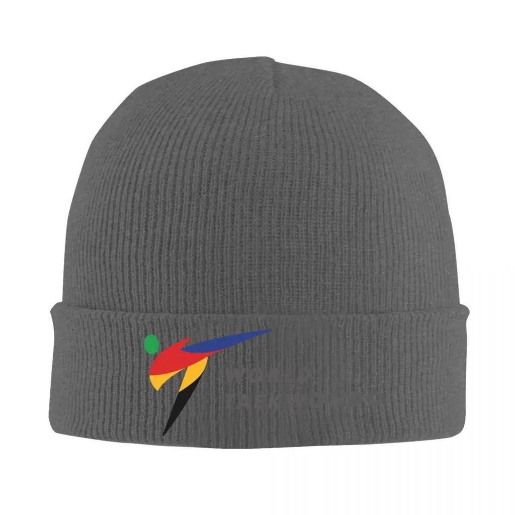 New WTF World Taekwondo Federation Beanie Winter Hats Knitted Cap Daily Baseball Cap