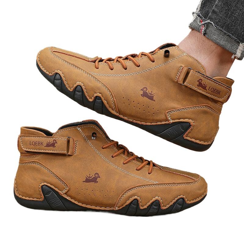 

Men s Classic Black Handmade Leather Shoes Soft Sole Comfortable Breathable Non Slip Casual Flat Shoes Soft Fit Mosinka Shoes Comfortable Soft Sole No 36