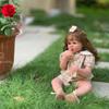 3D Paint Skin With Vein Soft Silicone Handmade 60 CM Reborn Baby Girl Doll Toy For Children Princess Toddler Bebe Artist Collection