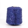 Hand-Knitted Bright Cotton Yarn with Sequins, 3MM+6MM, Combed and Fancy