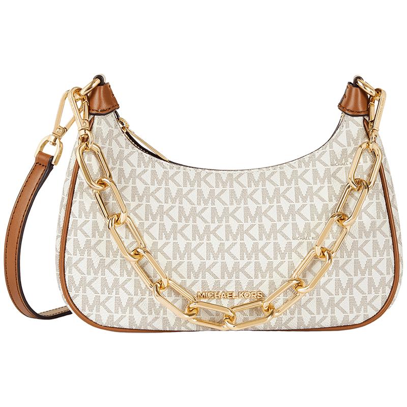 Michael Kors MK Cora Medium Chain Shoulder Bag Medium