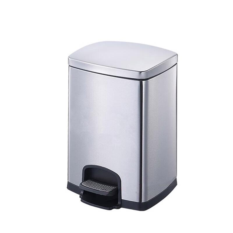 Zhuang Taitai 20L Commercial Stainless Steel Foot Pedal Trash Can