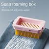10Pcs High Elastic Mesh Soap Foaming Box Multi-functional Laundry Hand Rub Foaming Household Non-slip Drain Storage
