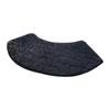 Curved Shower Bath Mat Anti Slip Household Decor Bath Rug Fan Shaped Foot Rug for Tub