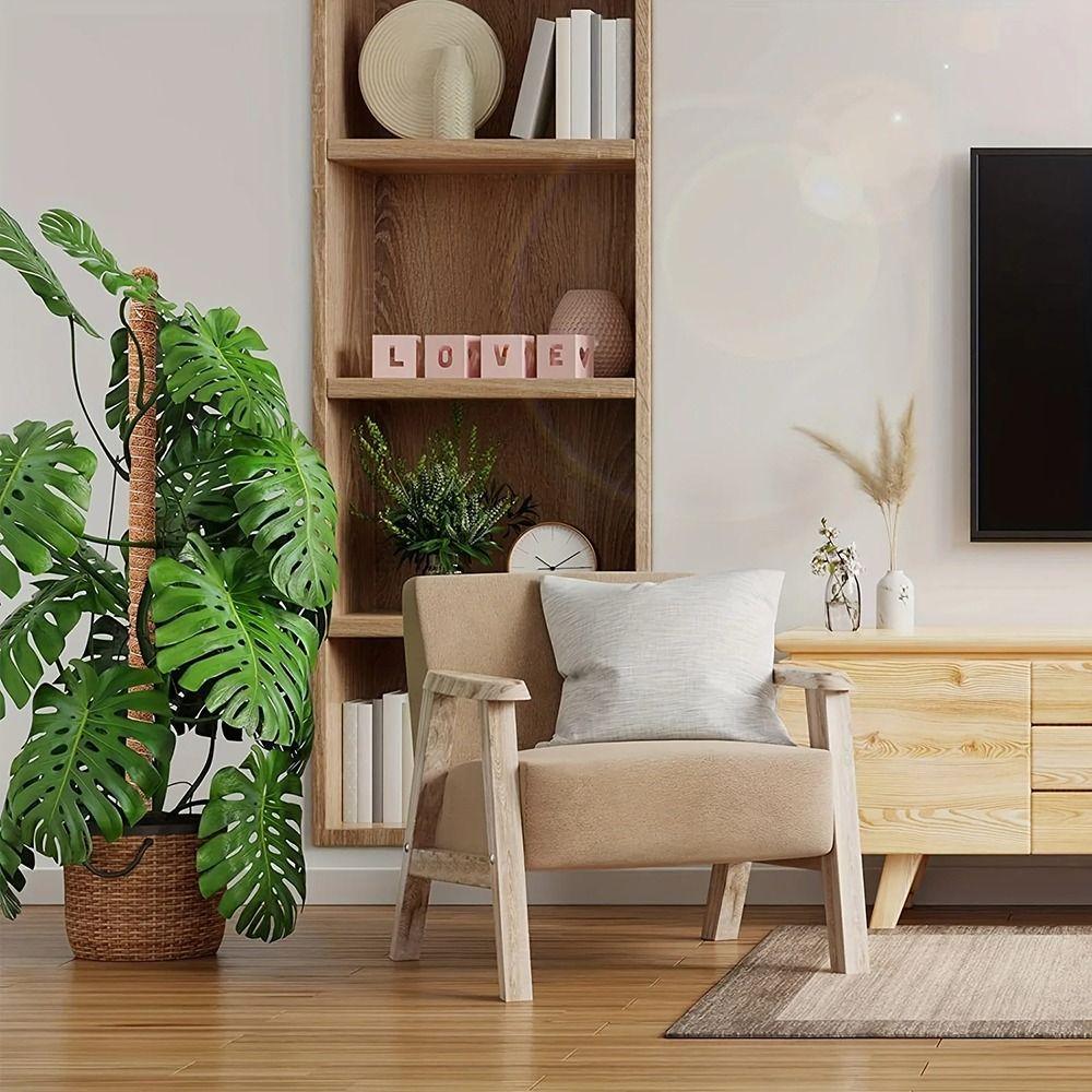 1Pcs Coconut Shell Moss Palm Cane Coir Totem Poles Stretch Bendable Plant Climbing Frame Gardening Coconut Rod 60/110cm