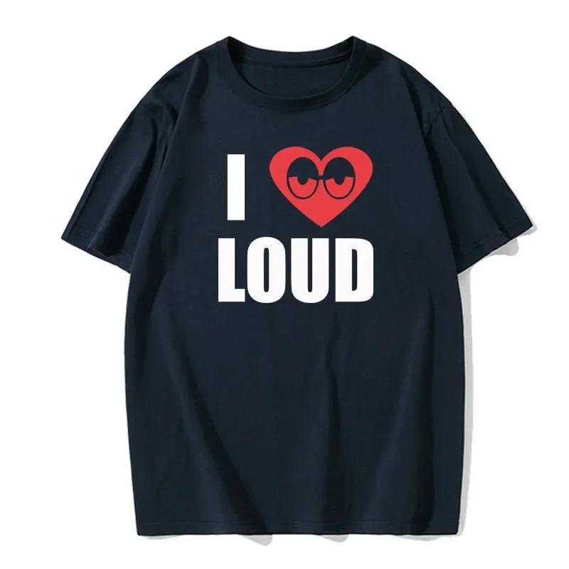 Summer Men Chief Keef I Love Loud Same Style T-Shirt 100 Cotton Tops Tees Male Fashion Short Sleeve Clothing Harajuku Streetwear