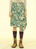Kyo Swivel Slit Drape Skirt_Evergreen