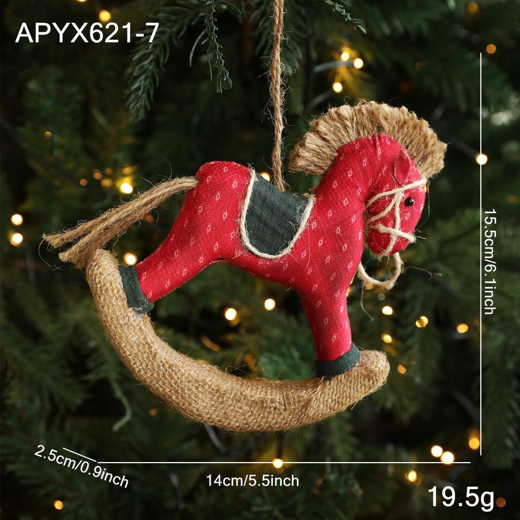 Foam Cartoon Squirrel Christmas Tree Ornament Pendant