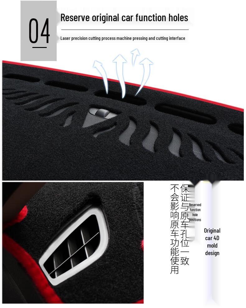 Changan CS35 PLUS Dashboard Sunshade Mat – Heat Insulating Console Decor