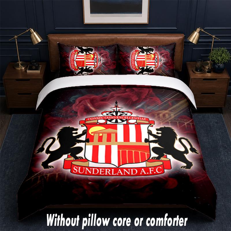Set Biancheria da Letto Sunderland Design 1 Copripiumino + 2 Federe Morbido Traspirante Biancheria da Letto per la Casa