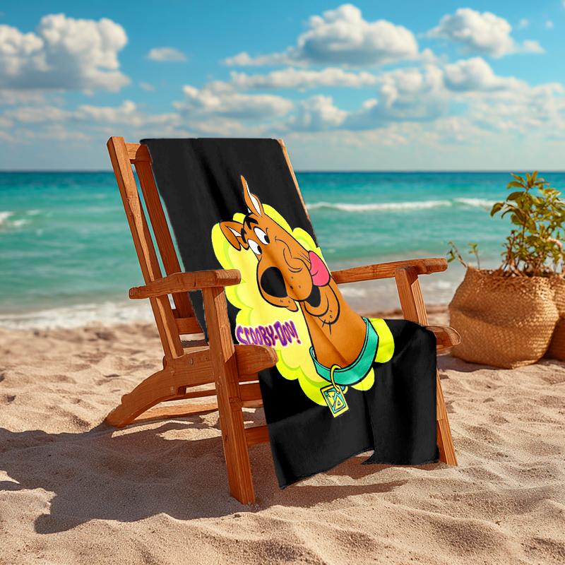 1Pc Scoobydoo Mystery Night Beach Towel Quick Dry Multiuse For Beach Pool Gym Yoga Home Travel Christmas Halloween Xmas Gift L1258