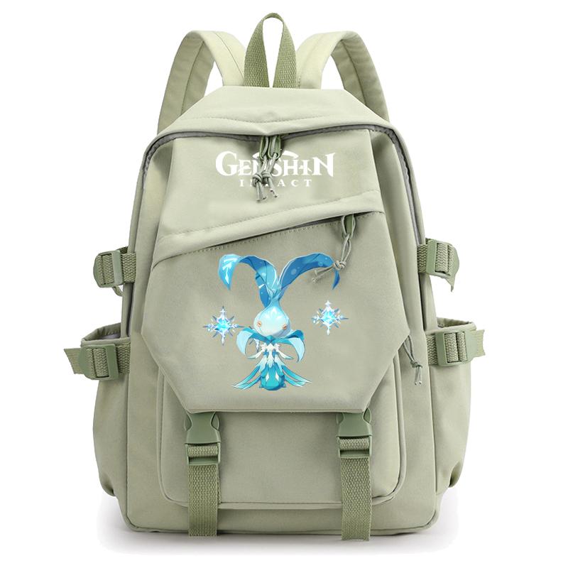 Anime Game Travel Backpack Printed Canvas Backpack for Boy Girl School Bag Students Women Large Capacity Bookbag Usb Charging Kids Gifts