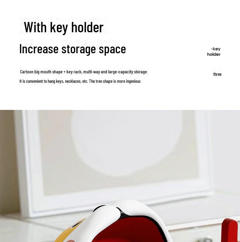 Cartoon Großmaul Schreibtischornament - Schlüsselaufbewahrung & Heimdeko Einzugsgeschenk