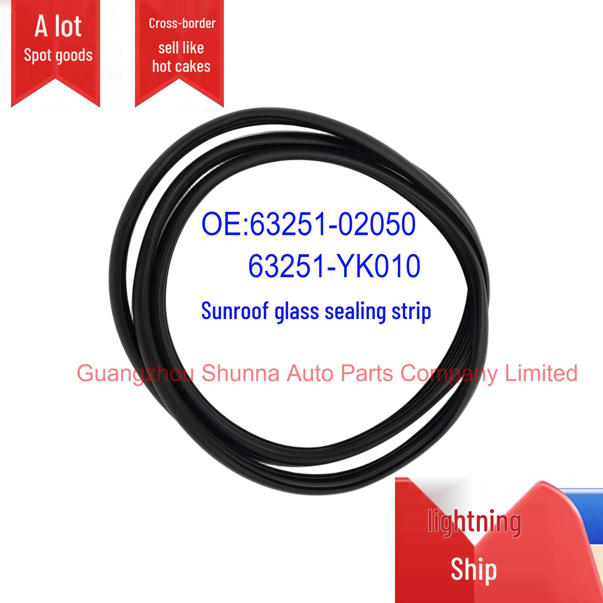 Toyota Corolla Sunroof Glass Seal Strip 63251-02050/YK010