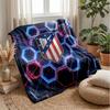 Atletico Madrid Theme blanket Soft Flannel Blanket Plush Throw Blanket Cozy Sofa Bed Blanket for Home Decor