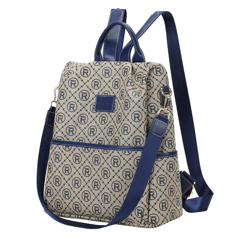 Mochila para Mujer Hombro Estampada Moda Viaje Viaje Mochila para Mujer Viaje al Trabajo Super Caliente Gran Capacidad Bolsa de Mamá