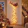 Elk Christmas Magic Trail Wall Light Snowman Snowflake Christmas Decoration  Door Decor