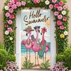 Outdoor Banner Colorful Print Summer Banner Beach Banner Lightweight For Seasonal Display Holiday Gathering Outdoor Event