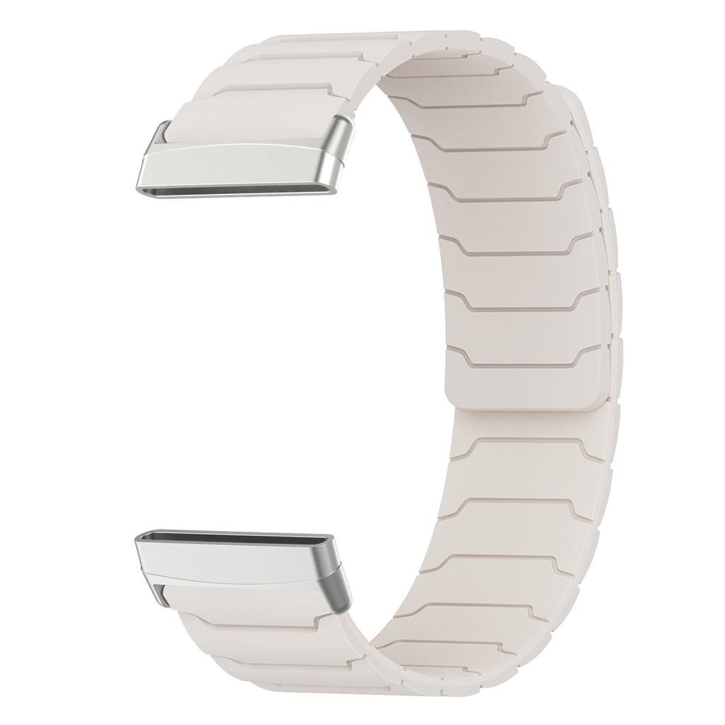 Magnetic loop strap for Fitbit watch versa 4/3 two color silicone band for versa 2/1 sport Bracelet replacement Wristband