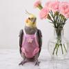 Yousheng Parrot Diaper Clothes with Leash, Parrot Flight Harness Diaper, Reusable Parrot Nappy Clothes, Outdoor Training Harness for Parakeet Budgies