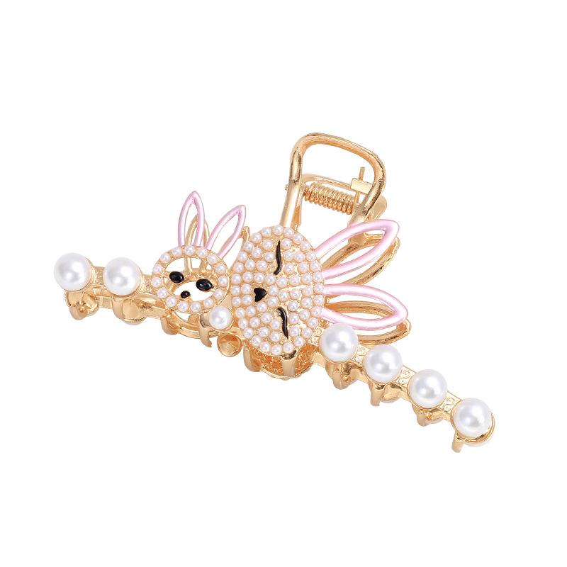 Fashion Disc Hairpin Shark Clip Large Hair Volume Multi-French Grab Clip Women'S Premium Sense Back Head Hair Accessories Head Accessories